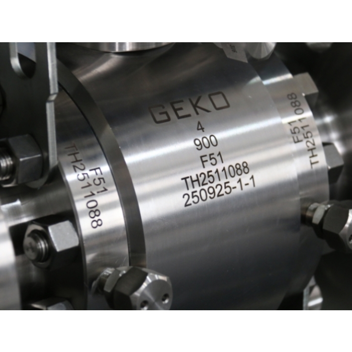 Trunnion ball valve GEKO