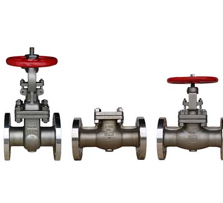 Gate, Globe, Check Valves