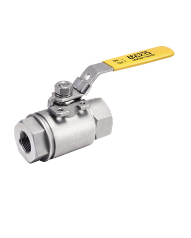 GKV-128 Ball Valve, 2 Piece, Threaded Connection, Full Port, With Lever Handle