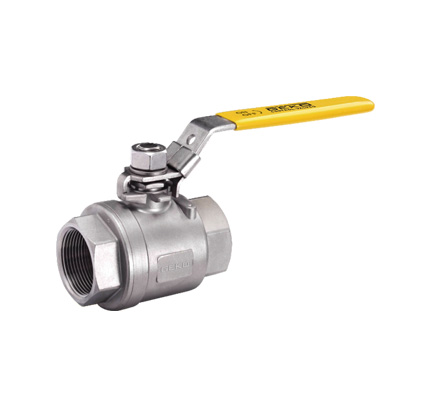 GKV-125L Ball Valve, 2 Piece, Threaded Connection, Full Port, With Lever Handle