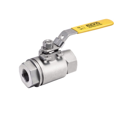 GKV-128 Ball Valve, 2 Piece, Threaded Connection, Full Port, With Lever Handle