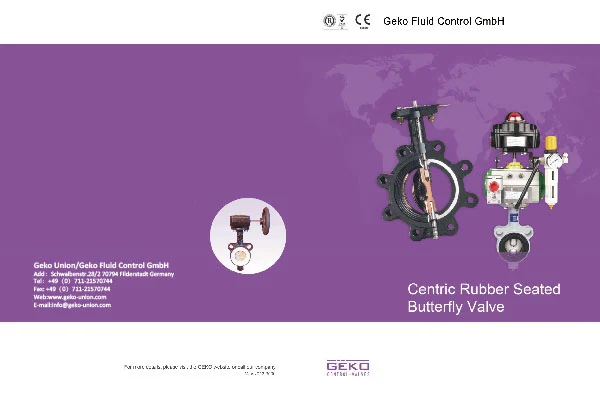 Centric Rubber Seated Butterfly Valve