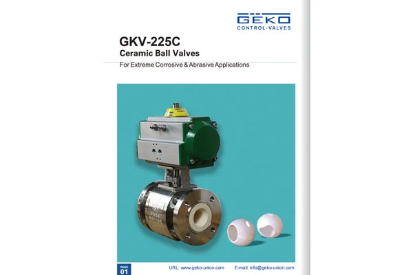 Geko Union Ceramic Ball Valve